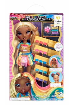 Rainbow High Hair Chalk&Style Doll- Meline (Gold)