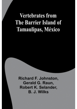 Vertebrates from the Barrier Island of Tamaulipas, México