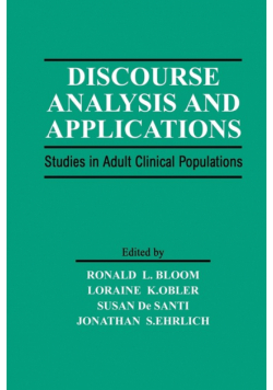 Discourse Analysis and Applications