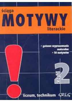 Motywy literackie 2 ściąga