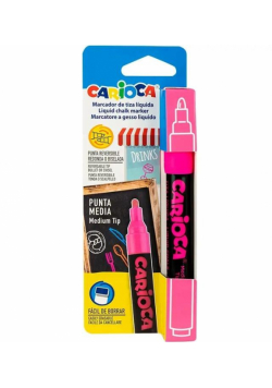 Marker kredowy różowy CARIOCA