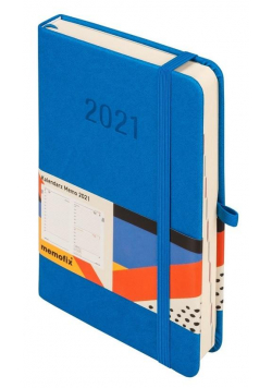 Kalendarz 2021 Memofix B6 Niebieski DNS ANTRA