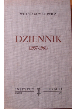 Gombrowicz Dziennik