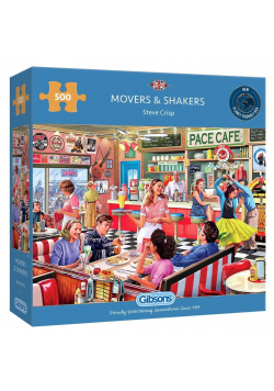Puzzle 500 Restauracja w stylu retro G3