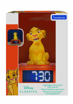 Budzik z lampką nocną i efektami dźwiękowymi Simba Lexibook RL800AN