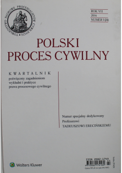Polski proces cywilny rok VII numer 3