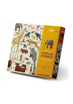Puzzle 750 el. - Świat Zwierząt Afrykańskich