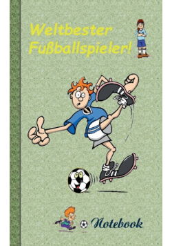 Weltbester Fußballspieler - Notizbuch
