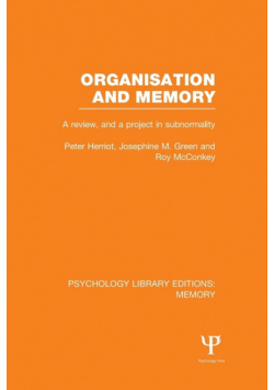 Organisation and Memory (PLE