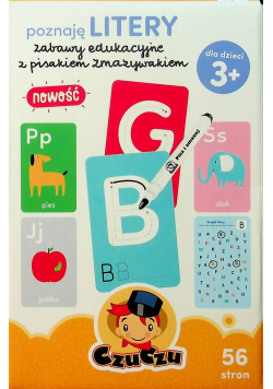 CzuCzu Poznaję litery Zabawy edukacyjne z pisakiem