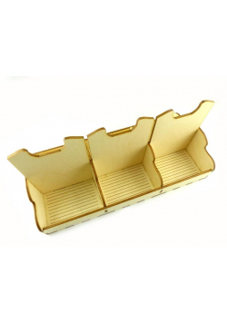 Podajnik na karty potrójny standard CCG 68x46mm