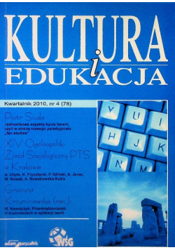 Kultura i Edukacja Kwartalnik Nr 4 /10