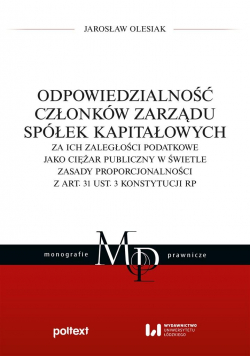 Odpowiedzialność członków zarządu spółek..