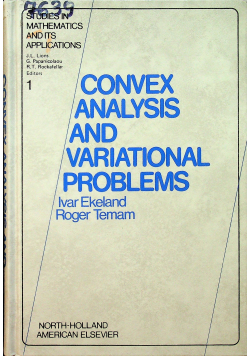 Convex analysis and variational problems
