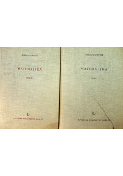 Matematyka Tom I i II