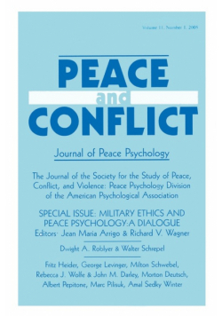 Military Ethics and Peace Psychology