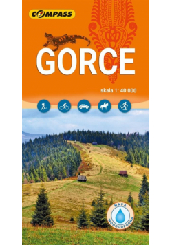 Mapa turystyczna - Gorce 1:40 000 laminat w.19