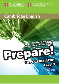 Cambridge English Prepare! Test Generator Level 7 CD-ROM