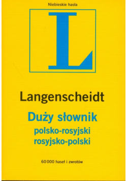 Słownik Duży polsko-rosyjski,rosyjsko-polski