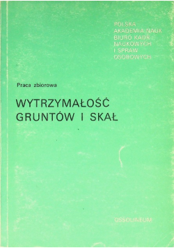 Wytrzymałość gruntów i skał