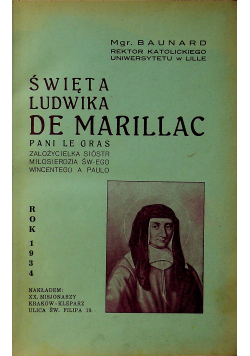 Święta Ludwika De Marillac 1934r