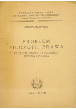 Problem filozofii prawa  1949 r.