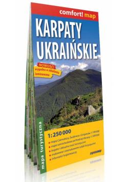 Karpaty Ukraińskie mapa turystyczna 1:250 000