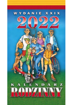 Kalendarz 2022 Rodzinny Zdzierak TELEGRAPH