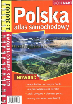 Polska 1:300 000 atlas samochodowy