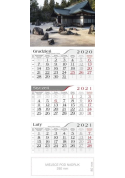 Kalendarz 2021 Trójdzielny Orient CRUX