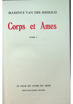Corps et Ames