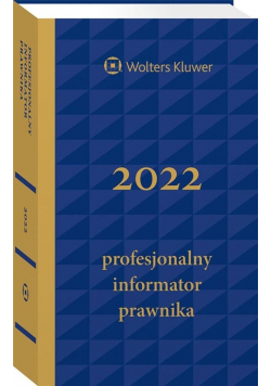 Profesjonalny Informator Prawnika 2022 A5 granat