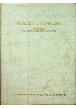 Analiza chemiczna