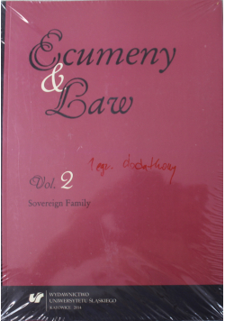 Ecumeny and Law vol 2 Sovereign Family Nowa