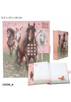 Pamiętnik grający na kod Miss Melody 13236A