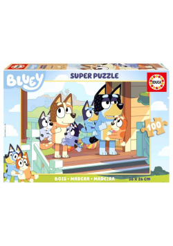 Puzzle drewniane 100 Blue