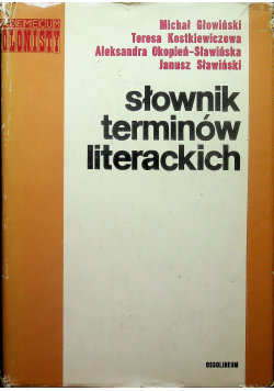 Słownik terminów literackich