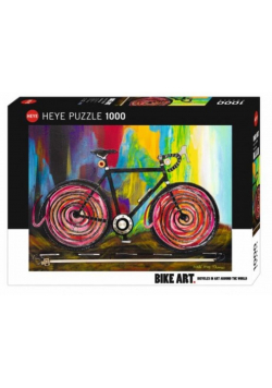 Puzzle 1000 Bike art, Kolarzówka