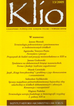 Klio 13/2009
