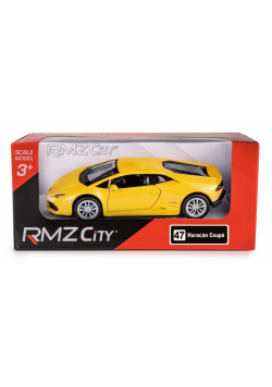 RMZ City Lamborghini Huracan LP610-4 żółty w skali 1:36