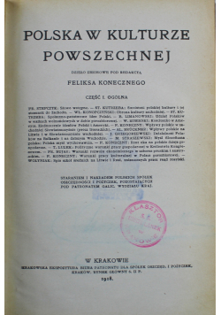 Polska w kulturze powszechnej  część I 1918 r