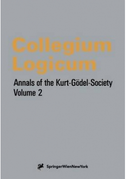 Collegium Logicum Annals of the Kurt Godel Society Volume 2