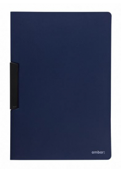 Folder na dokumenty A4 zamykany Polip Niebieski