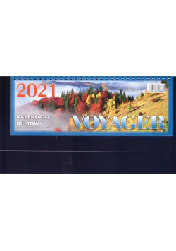 Kalendarz 2021 Biurowy Voyager granatowy