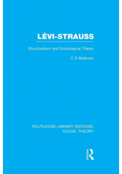 Levi-Strauss (RLE Social Theory)