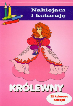 Królewny Naklejam i koloruję