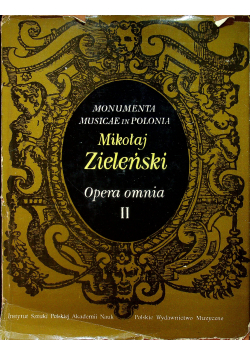 Monumenta Musicae in Polonia Opera omnia II