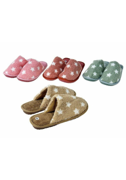 Kapcie damskie 36-41 Gwiazdki MIX
