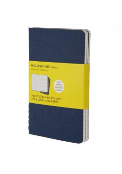 Zestaw 3 zeszytów Cahier Journals 9x14 kratka