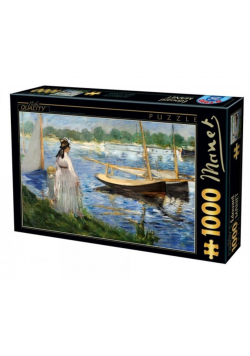 Puzzle 1000 Manet, Spacer nad jeziorem